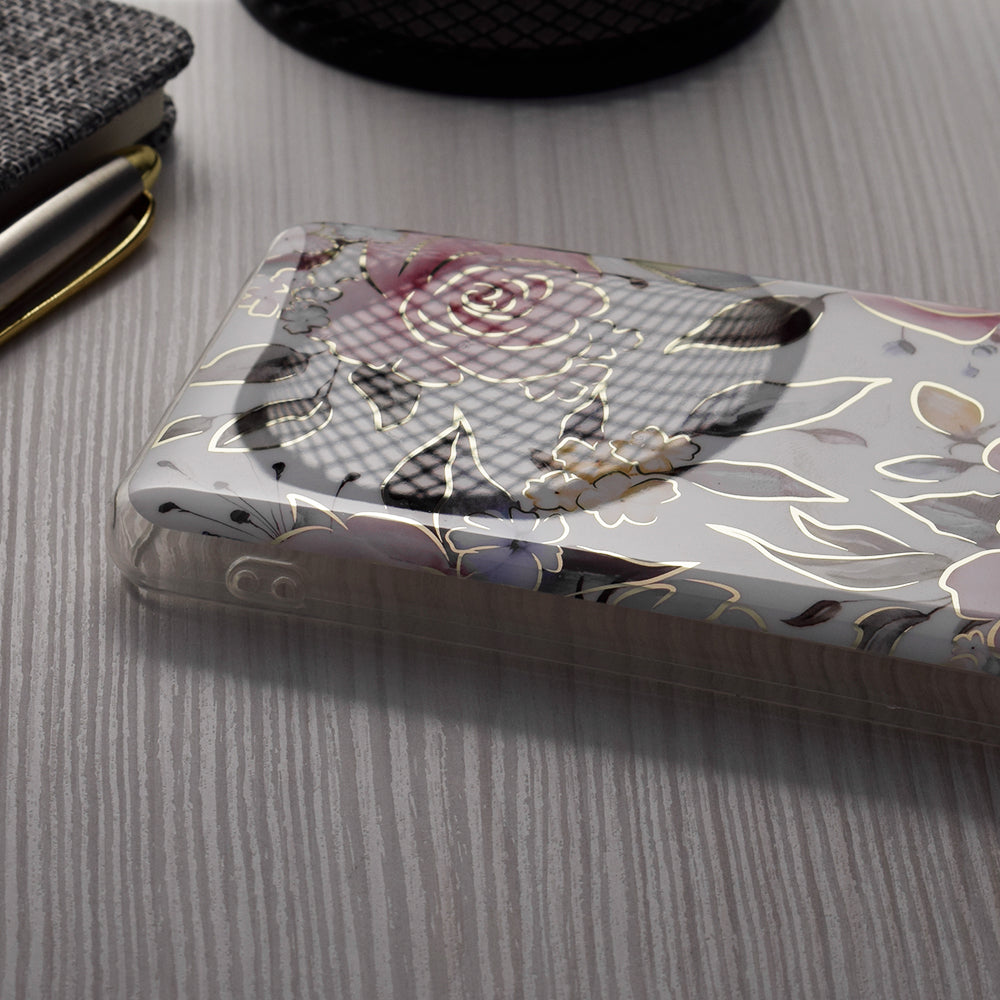 Etui na Samsung Galaxy A35 5G A356, Techsuit, Marble, Białe