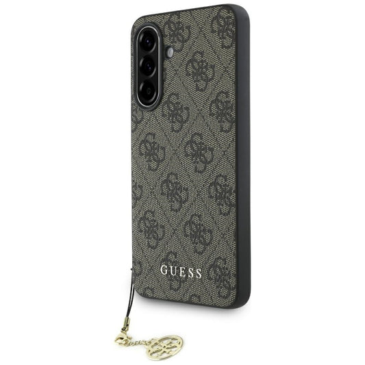 Etui na Samsung Galaxy A36 A366, Guess, 4G Charm, Brązowy