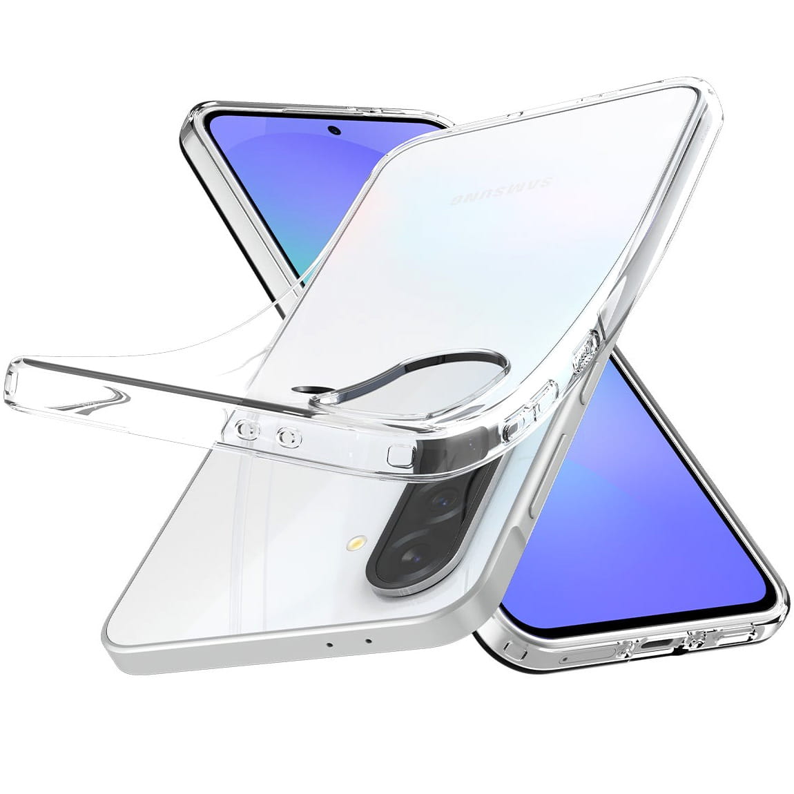 Etui na Samsung Galaxy A36 A366, Spigen, Liquid Crystal, Przezroczyste ACS09167