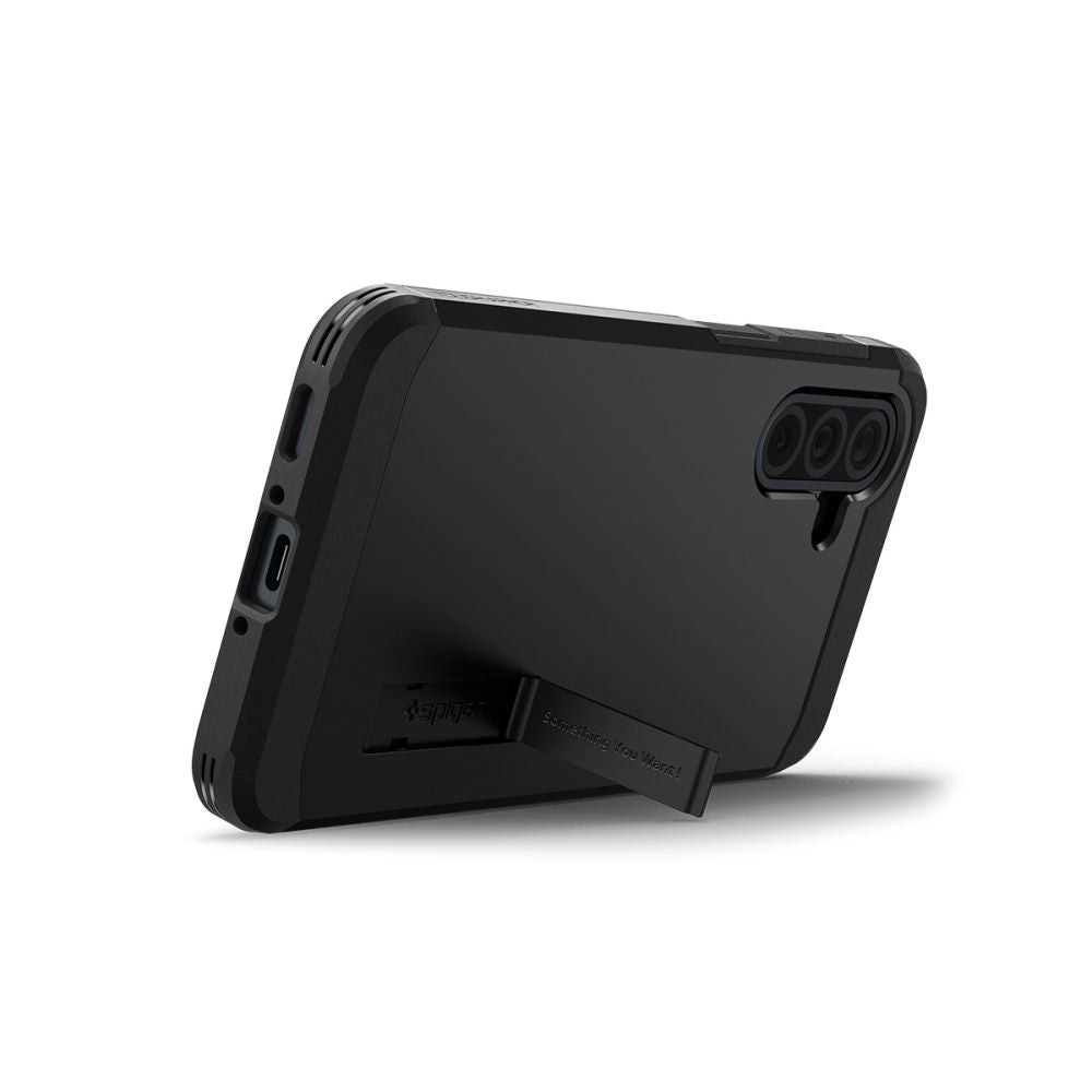 Case for Samsung Galaxy A36 A366, Spigen, Tough Armor, Black ACS09166