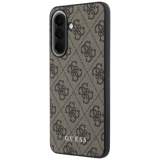 Etui na Samsung Galaxy A37 5G, Guess, 4G Classic Logo Charm, Brązowe