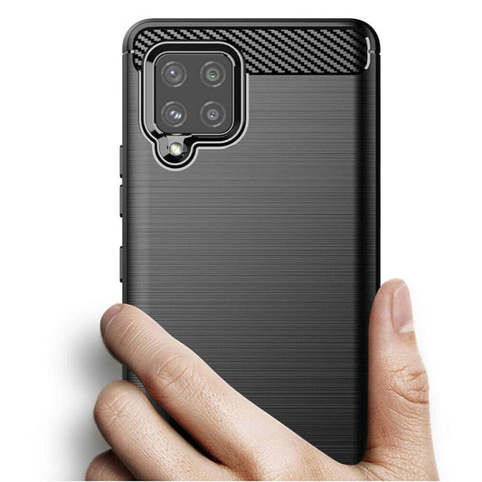 Etui na Samsung Galaxy A42 5G A426, Techsuit, Carbon, Czarny