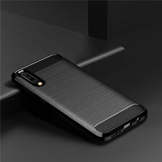 Etui na Samsung Galaxy A50s A507 / A30s A307 / A50 A505, Techsuit, Carbon, Czarny
