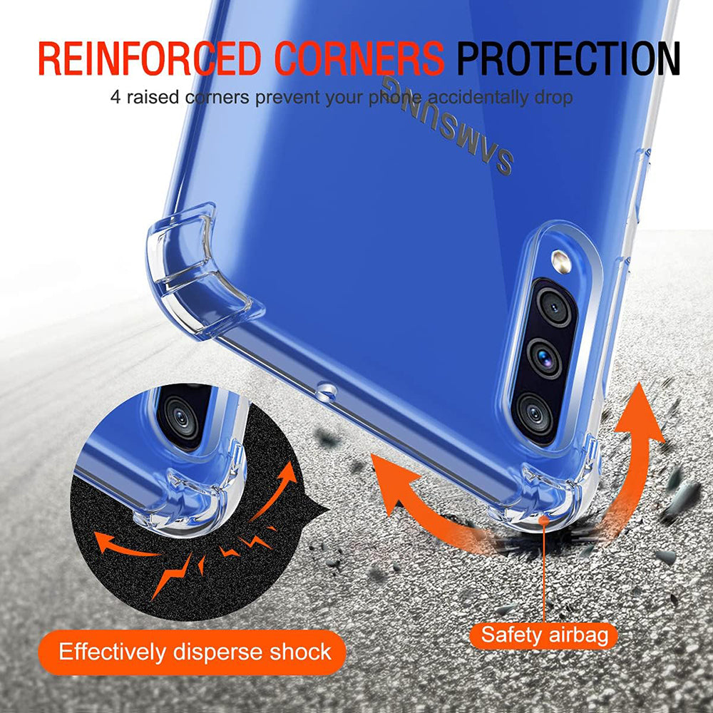 Etui na Samsung Galaxy A50s A507 / A30s A307 / A50 A505, Techsuit, odporne na wstrząsy, przezroczyste