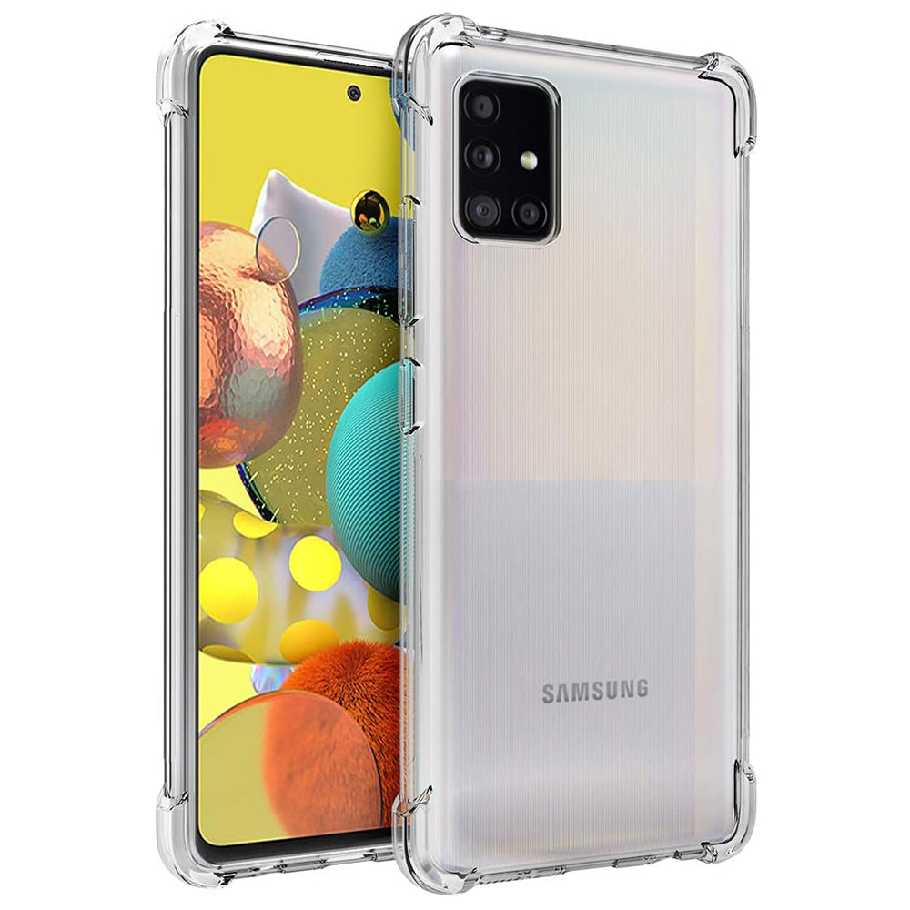Etui na Samsung Galaxy A51 A515, Techsuit, Shockproof Clear, Przezroczyste