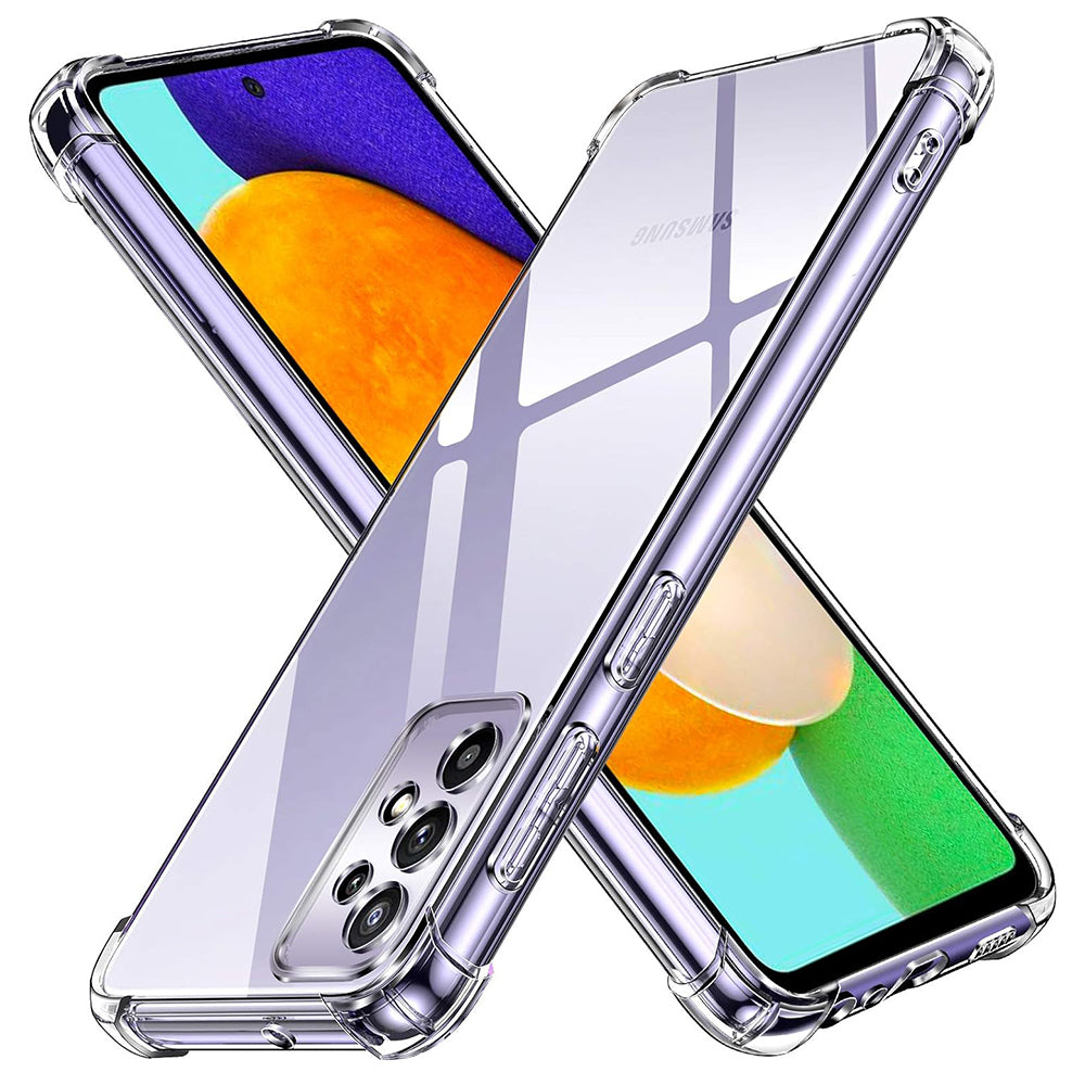 Etui na Samsung Galaxy A52s 5G A528 / A52 5G A526 / A52 A525, Techsuit, Przezroczyste odporne na wstrząsy