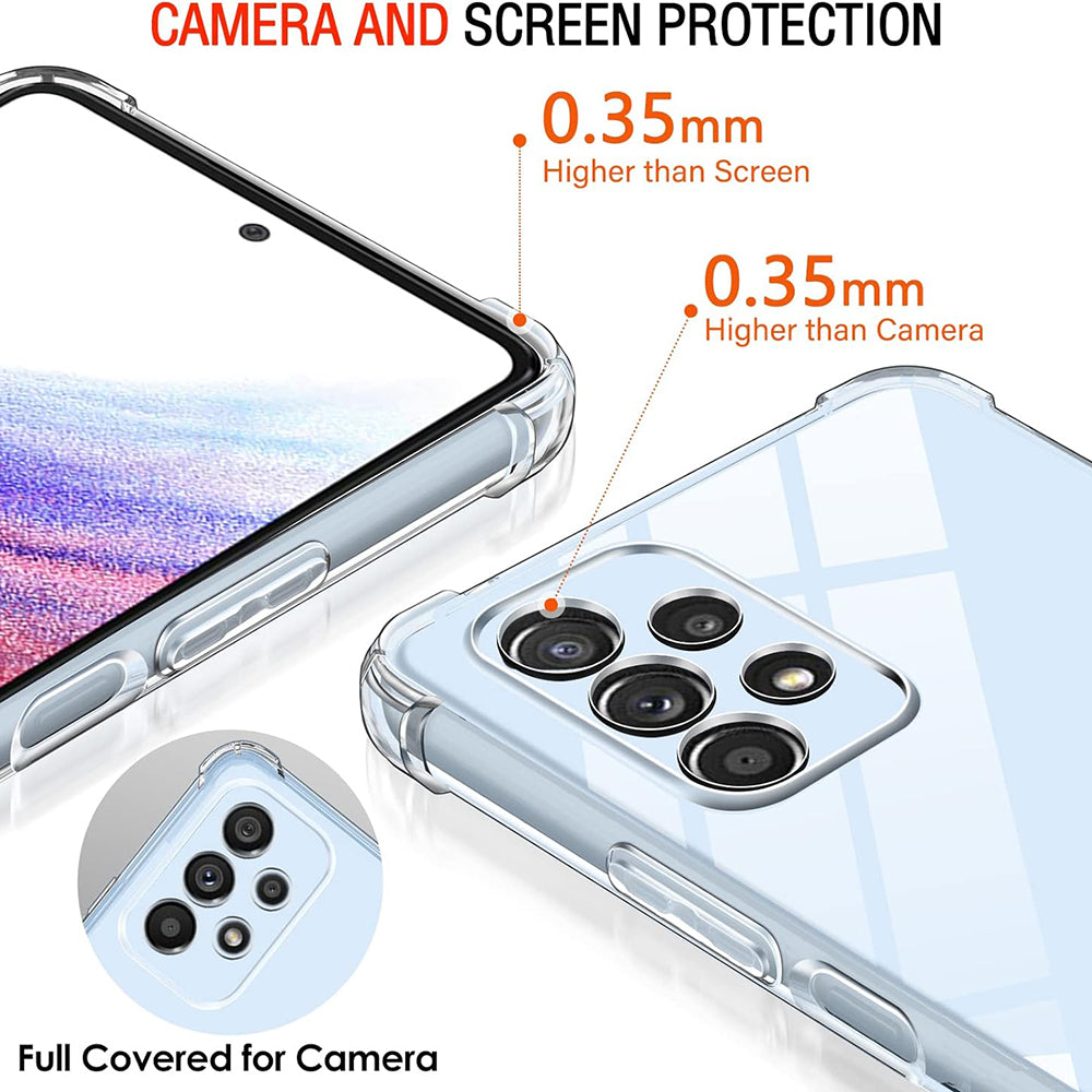 Etui na Samsung Galaxy A53 5G A536, Techsuit, Shockproof Clear, Przezroczyste