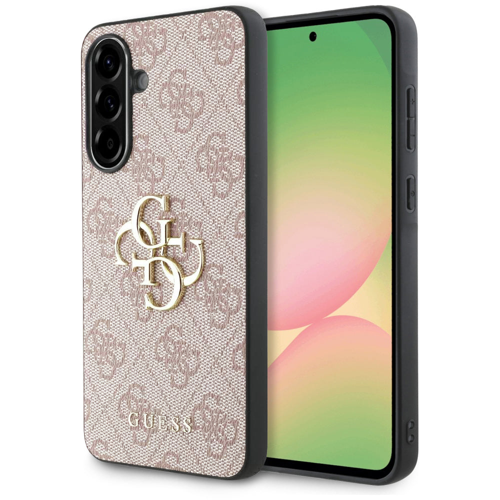 Etui na Samsung Galaxy A56 A566, Guess, 4G Big Logo, Różowy