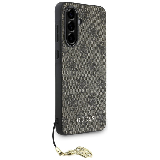 Etui na Samsung Galaxy A56 A566, Guess, 4G Charm, Brązowy