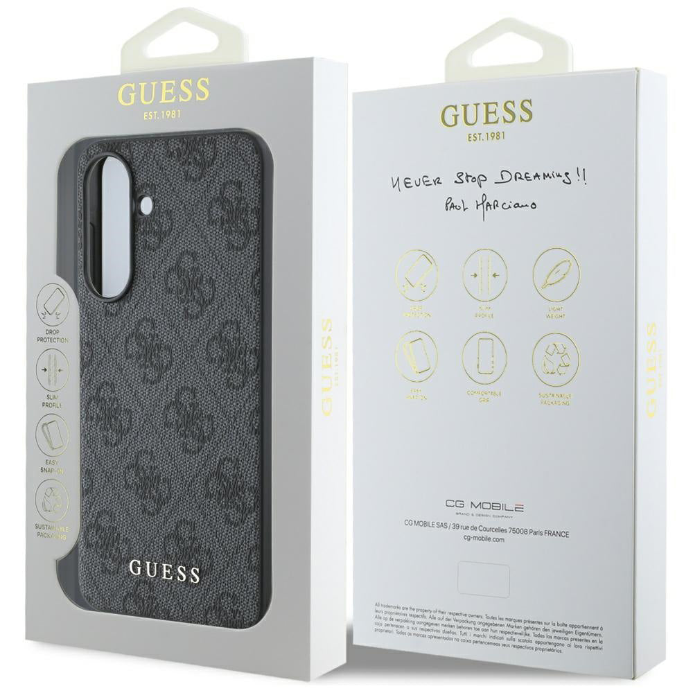 Etui na Samsung Galaxy A56 A566, Guess, 4G Classic, Czarne