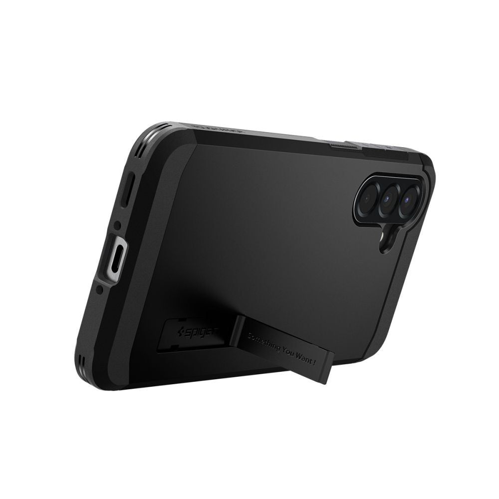 Etui na Samsung Galaxy A56 A566, Spigen, Tough Armor, Czarne ACS09294