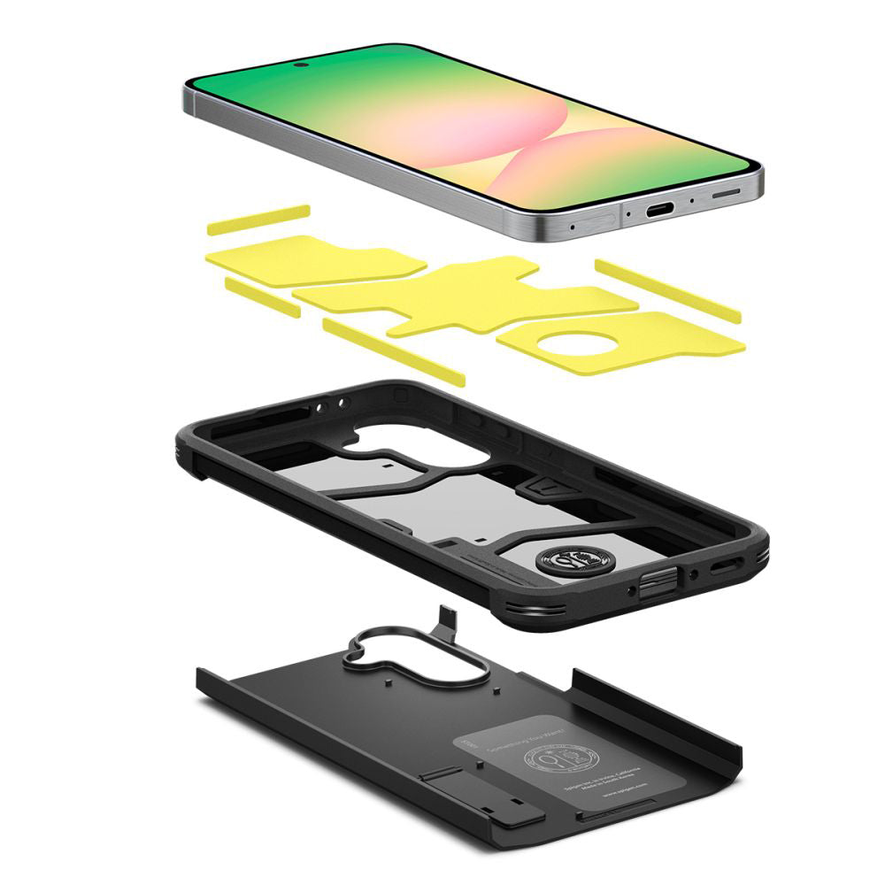Etui na Samsung Galaxy A56 A566, Spigen, Tough Armor, Czarne ACS09294