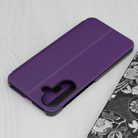 Etui na Samsung Galaxy A56 A566, Techsuit, eFold, Fioletowy