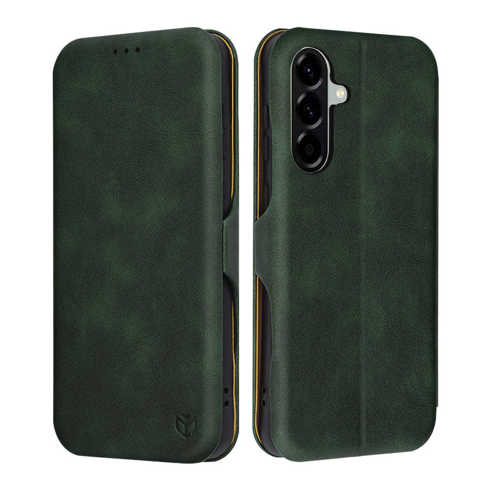 Etui na Samsung Galaxy A56 A566, Techsuit, Safe Wallet Plus, Zielony