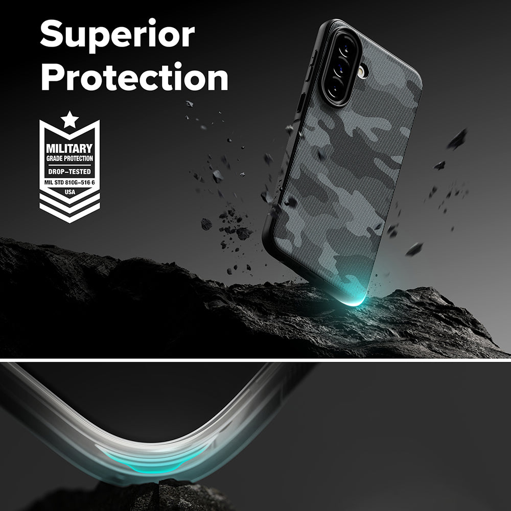 Etui do Samsung Galaxy A57 5G, Ringke, Onyx, Camouflage