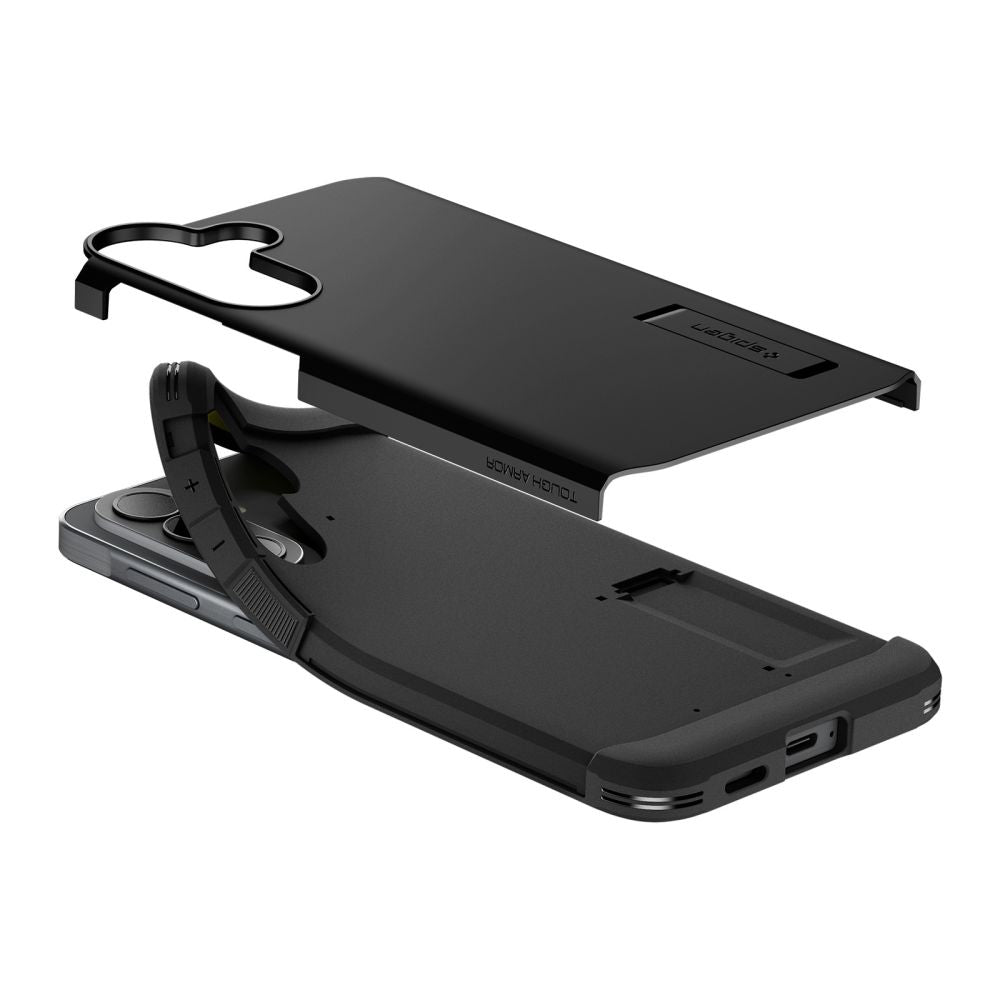 Etui na Samsung Galaxy A57 5G, Spigen, Tough Armor, Czarne ACS11125