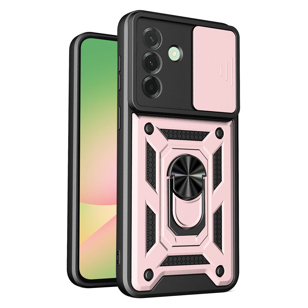 Etui na Samsung Galaxy A57 5G, Techsuit, CamShield, Różowe Złoto