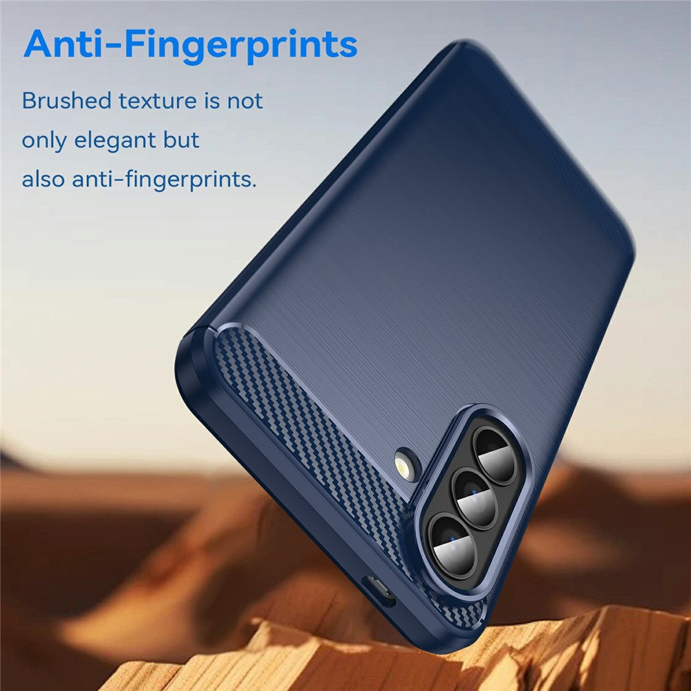 Etui na Samsung Galaxy A57 5G, Techsuit, Carbon, Niebieskie