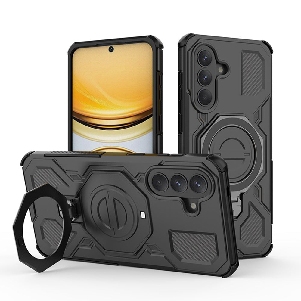 Etui na Samsung Galaxy A57 5G, Techsuit, Carbon Shield Pro, Czarne
