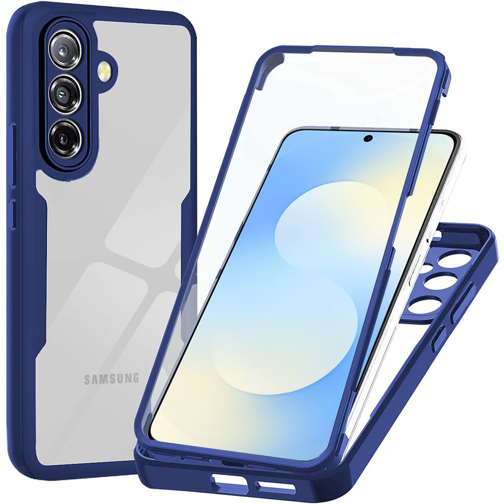 Etui na Samsung Galaxy A57 5G, Techsuit, ColorVerse 360, Niebieskie.