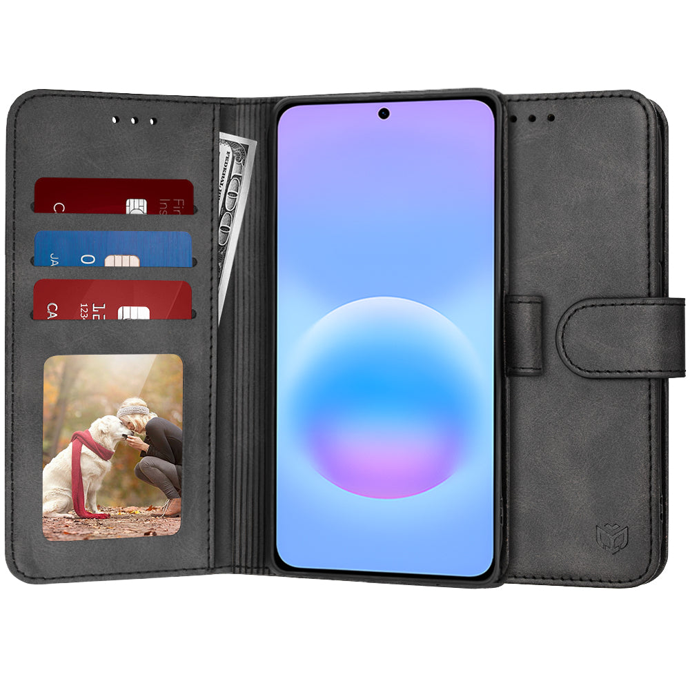 Etui na Samsung Galaxy A57 5G, Techsuit, Diary Book, Czarne