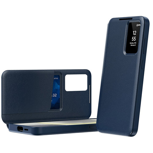 Etui na Samsung Galaxy A57 5G, Techsuit, SmartView, Niebieskie
