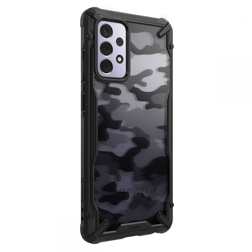 Etui na Samsung Galaxy A72 A725 / A72 5G A726, Ringke, Fusion X Design, Camouflage