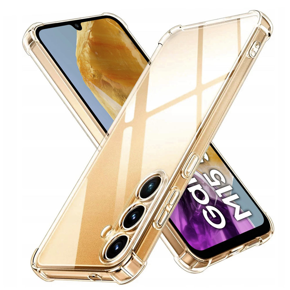 Etui na Samsung Galaxy M15, Techsuit, Shockproof Clear, Przezroczyste