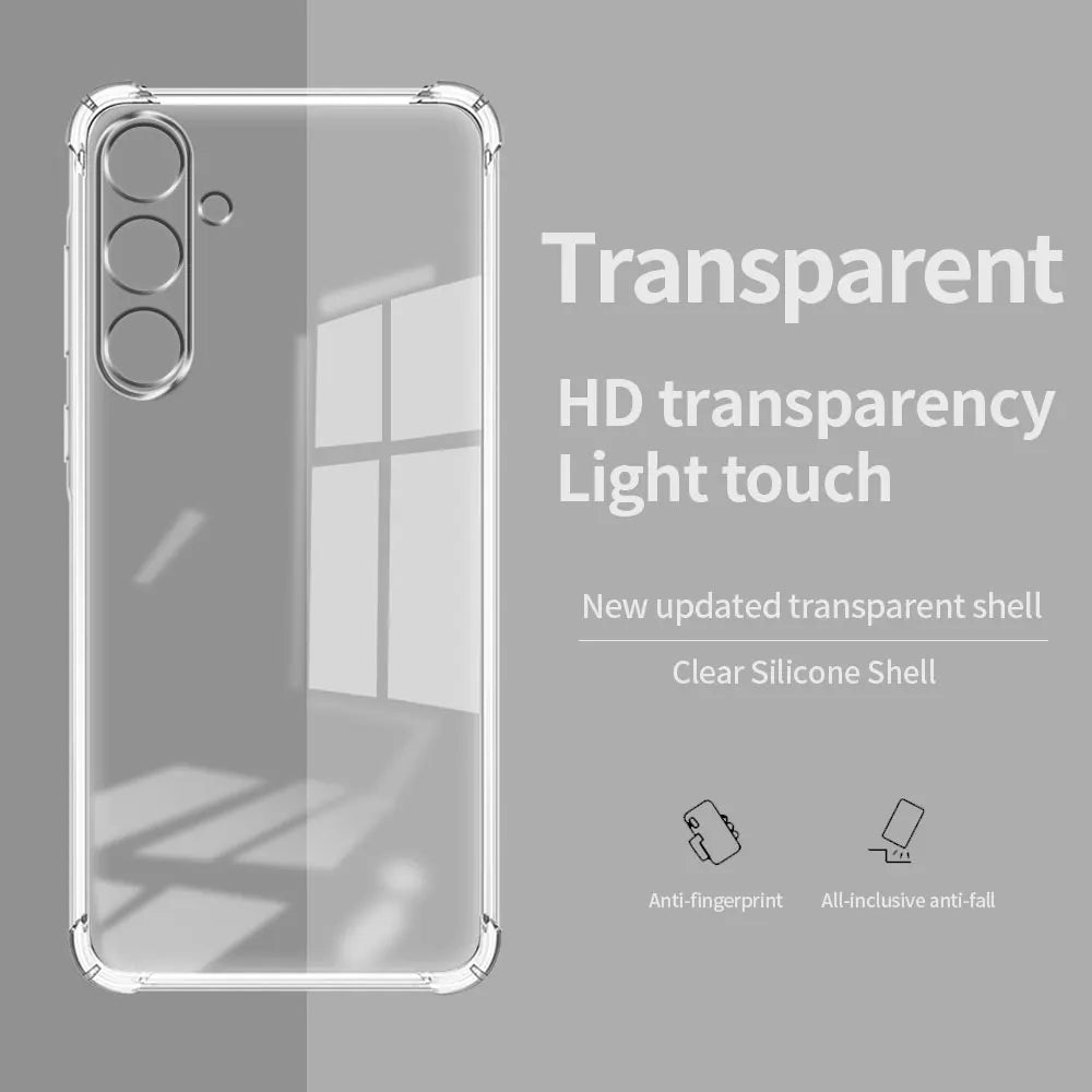 Etui na Samsung Galaxy M15, Techsuit, Shockproof Clear, Przezroczyste
