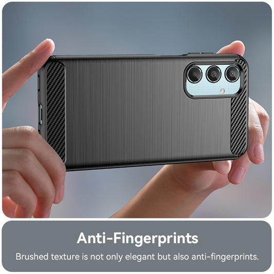 Etui na Samsung Galaxy M35, Techsuit, Carbon, Czarny
