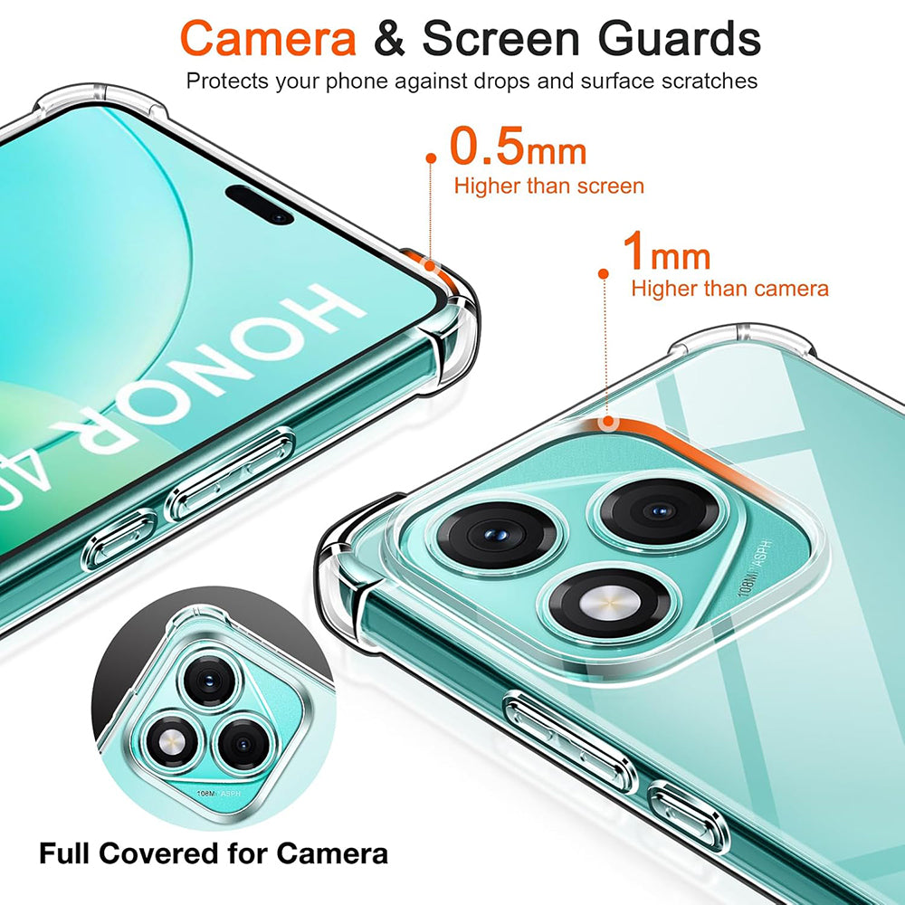 Etui na Samsung Galaxy M56 M566, Techsuit, Shockproof Clear, Przezroczyste