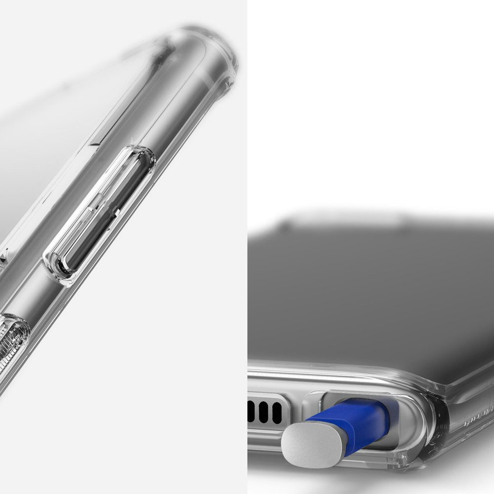 Etui na Samsung Galaxy Note 10+ 5G N976 / Note 10+ N975, Ringke, Fusion, Przezroczyste
