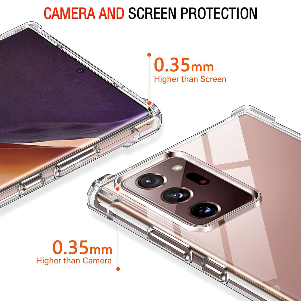 Etui na Samsung Galaxy Note 20 Ultra 5G N986 / Note 20 Ultra N985, Techsuit, odporne na wstrząsy, przezroczyste