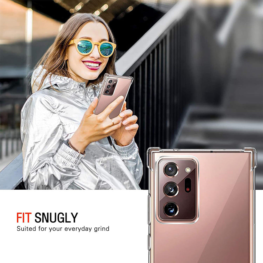 Etui na Samsung Galaxy Note 20 Ultra 5G N986 / Note 20 Ultra N985, Techsuit, odporne na wstrząsy, przezroczyste