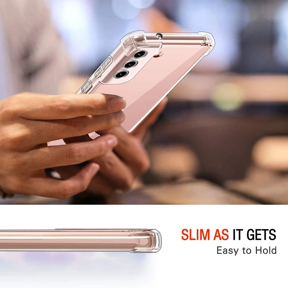 Etui na Samsung Galaxy S21 FE 5G G990, Techsuit, Shockproof Clear, Przezroczyste