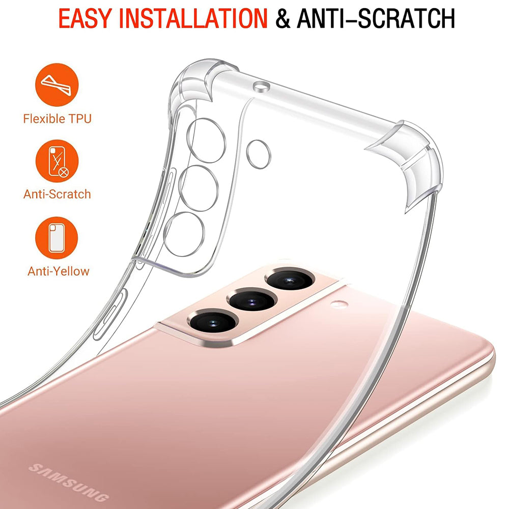 Etui na Samsung Galaxy S22 5G S901, Techsuit, Shockproof Clear, Przezroczyste
