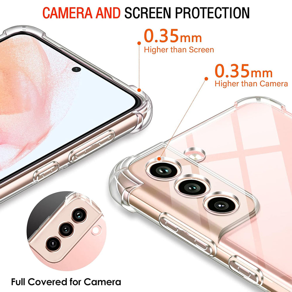 Etui na Samsung Galaxy S22 5G S901, Techsuit, Shockproof Clear, Przezroczyste