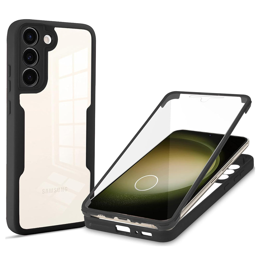 Etui na Samsung Galaxy S23+ S916, Techsuit, ColorVerse 360, Czarne