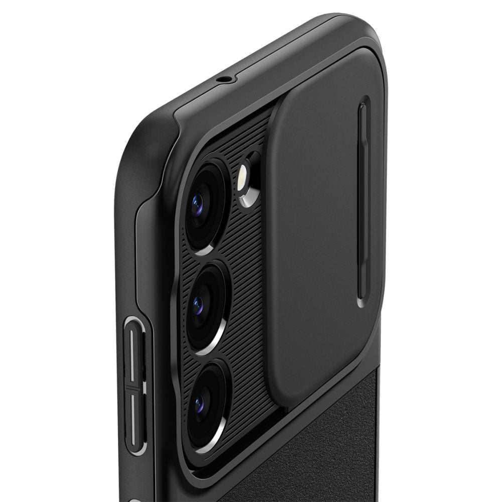 Case for Samsung Galaxy S23 S911, Spigen, Optik Armor, Black