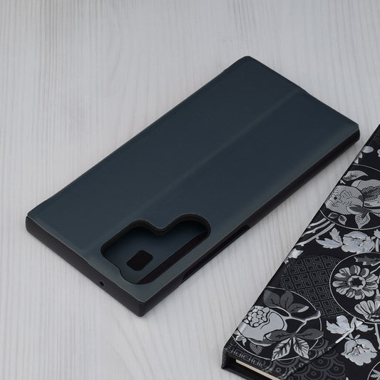 Etui na Samsung Galaxy S23 Ultra S918, Techsuit, eFold, Ciemnoniebieskie