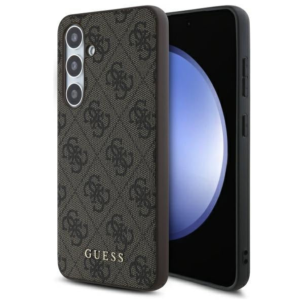 Case for Samsung Galaxy S24 FE S721, Guess, 4G Classic, Brown