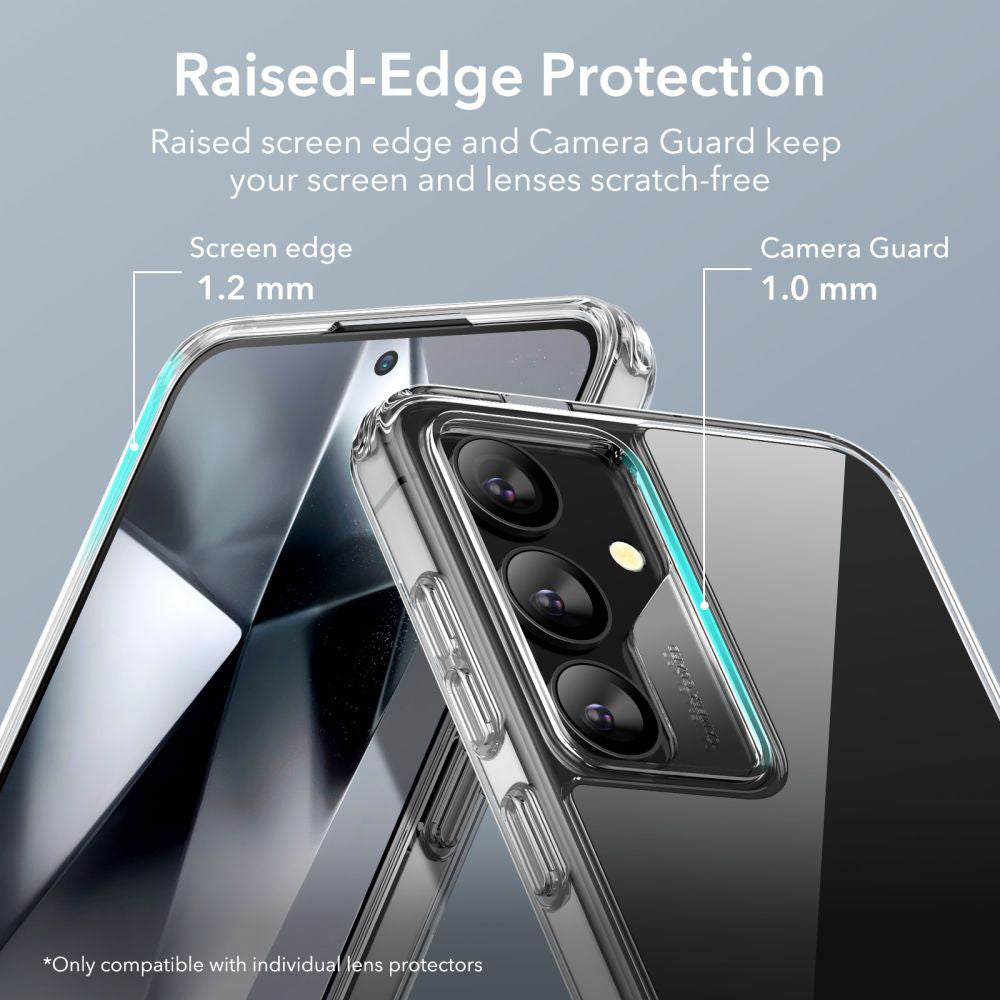 Case for Samsung Galaxy S24+ S926, ESR, Air Shield Boost Kickstand, Transparent