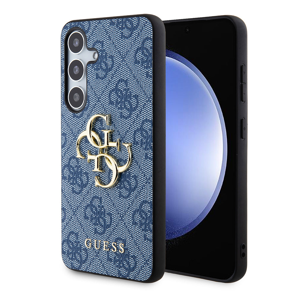 Etui na Samsung Galaxy S24+ S926, Guess, 4G Big Logo, Niebieskie
