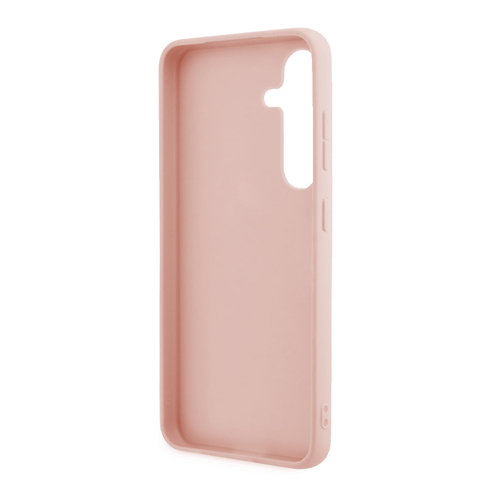 Case for Samsung Galaxy S24+ S926, Guess, Glitter Script, Pink
