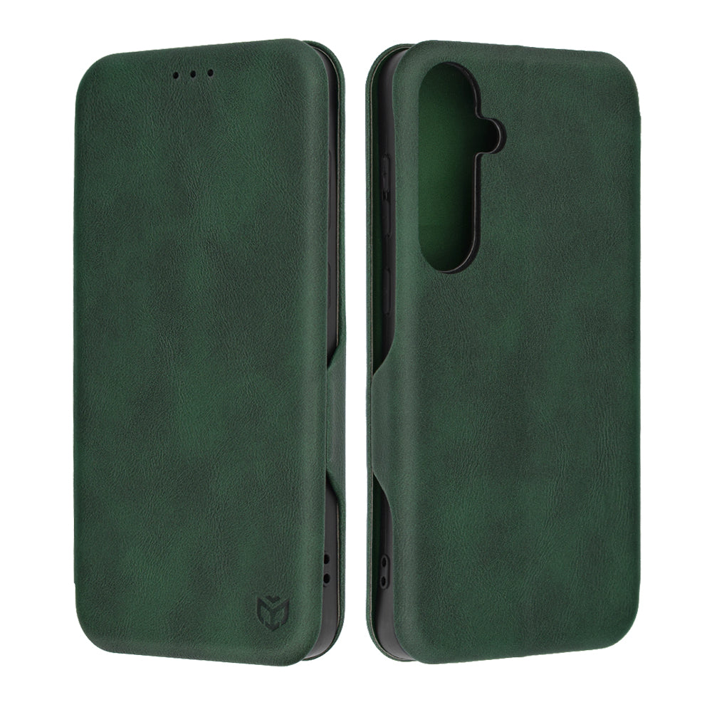 Etui na Samsung Galaxy S24+ S926, Techsuit, Safe Wallet Plus, Zielony