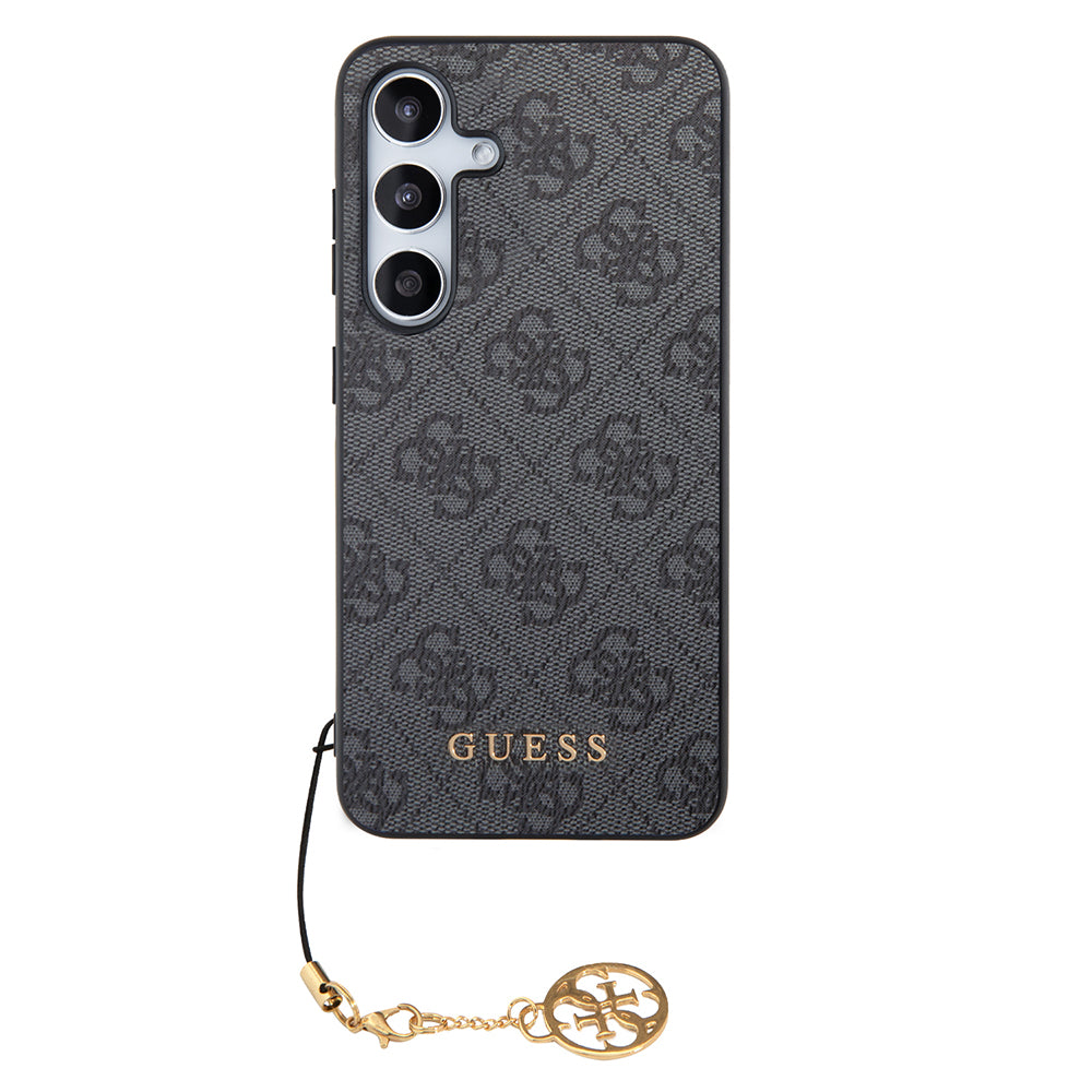 Case for Samsung Galaxy S24 S921, Guess, 4G Charm, Black