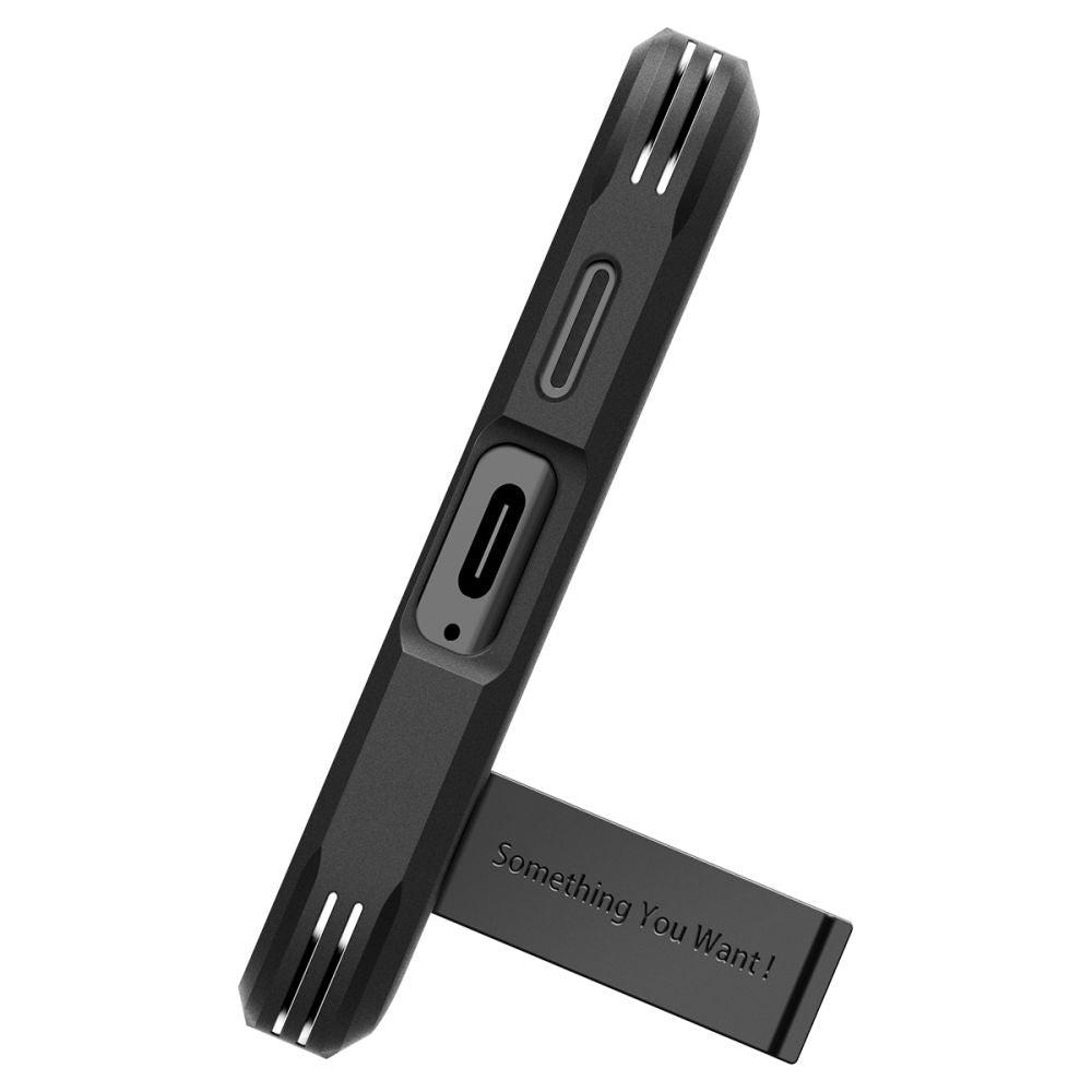 Etui na Samsung Galaxy S24 S921, Spigen, Tough Armor, czarne ACS07355
