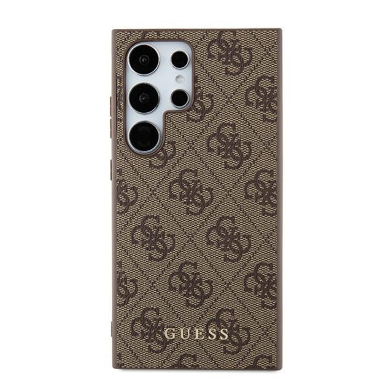 Etui na Samsung Galaxy S24 Ultra S928, Guess, 4G Metal Gold Logo, Brązowy