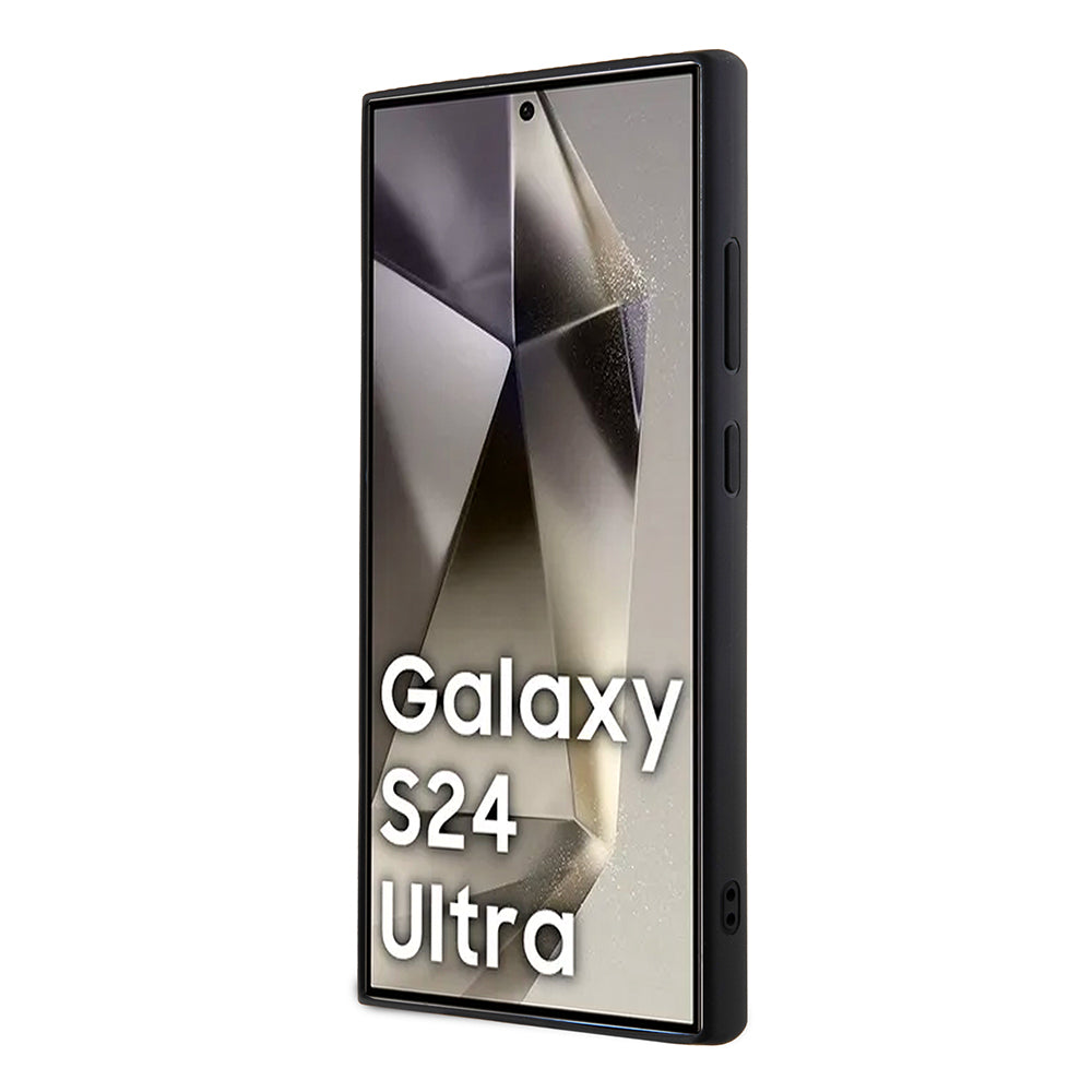 Etui na Samsung Galaxy S24 Ultra S928, Karl Lagerfeld, Rhinestone Metal Plate, Czarne