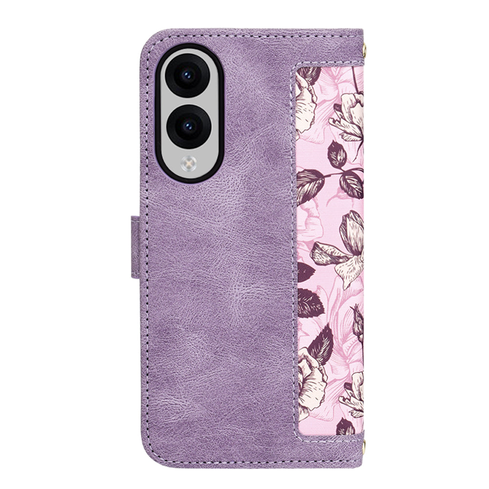 Etui na Samsung Galaxy S25 Edge S937, Techsuit, FlipCraft, Fioletowy